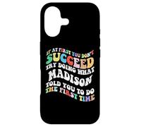 Groovy si au début Vous ne réussissez Pas, essayez de Faire ce Que Madison Coque pour iPhone 17