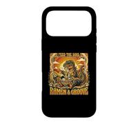 Groovy T-Rex Feed The Soul Ramen and Groove Coque pour iPhone 17 Pro Max