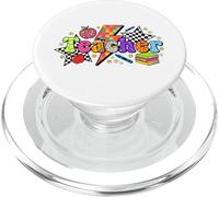 Groovy Teacher Sparkle Disco Pomme Design Salle de Classe PopSockets PopGrip pour MagSafe