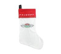 Groovy Uk Chaussette de Noël, Polyester, Blanc, Taille Unique