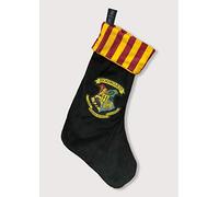 Groovy Uk Harry Potter Chaussette de Noël en Polaire Poudlard 47 cm x 30 cm Noir/Rouge/Jaune