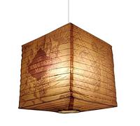 Groovy UK Harry Potter Marauder’s Map Papier Cube Lumière Ombre, 43 cm x 30 cm Taille, Bleu/Rouge/Jaune