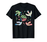 Groovy World Peace Day Peace Bird Journée Internationale de la Paix T-Shirt