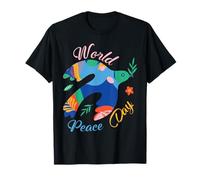 Groovy World Peace Day Peace Bird Journée Internationale de la Paix T-Shirt
