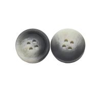 Gros boutons colorés de 15/20/25/30mm pour vêtements, coupe-vent, costumes, pulls, décoration, accessoires faits main et DIY, Gris, 30mm, 10 pièces