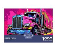 Gros Camion 1000 Piece Jigsaw Puzzle for Adults Family Challenge Toys Stress Relief Puzzle Exercise The Memory of The Brain for Family Decorations 38x26cm/1000pcs