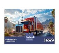 Gros Camion 1000 Pieces Jigsaw Puzzles for Adults Challenging Game Stress Relieving Entertainment Exercise The Memory of The Brain for Adults Gifts 38x26cm/1000pcs
