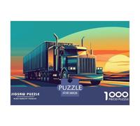 Gros Camion 1000 Pieces Jigsaw Puzzles for Adults Educhational Games Stress Relieving Entertainment Exercise The Memory of The Brain for Adults and Kids, Age 12 Years Up 38x26cm/1000pcs
