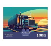Gros Camion 1000 Pieces Jigsaw Puzzles for Adults Family Challenge Toys Stress Relieving Entertainment Exercise The Memory of The Brain for Adults and Kids, Age 12 Years Up 70x50cm/1000pcs