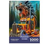 Gros Camion 1000 Pièces Puzzle Défi Jouet Jeu Éducatif Puzzles Décorationd’intérieur Adultes Et Enfants À Partir Art Mural Cadeau 38x26cm/1000pcs