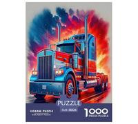 Gros Camion 1000 Pièces Puzzle Défi Jouet Jeu Éducatif Unique Home Decor Adultes Et Enfants À Partir pour Enfants Cadeaux 38x26cm/1000pcs