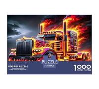 Gros Camion 1000 Pièces Puzzle Défi Jouet Jeu Éducatif Unique Home Decor pour Adulte Adultes Cadeaux 38x26cm/1000pcs