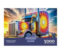Gros Camion, Casse-tête De 1000 Pièces, Excellent pour La Concentration Et La Patience, Idéal comme Souvenir Ou Décoration, À Partir De 8 Ans, 52x38cm/1000pcs