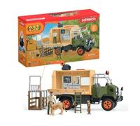 Gros Camion de Sauvetage d’Animaux Coffret de Jeu avec 2 Figurines d'Animaux