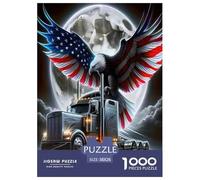 Gros Camion Puzzle 1000 Pièces Educa Jouet en Bois Jeu D'Intelligence Décoration Intérieure Jeu Éduchatif Challenge Toy Adultes & Enfants des 14 Ans 38x26cm/1000pcs