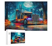 Gros Camion Puzzles 300 Pièces Vision 3D Moderne Voiture Transport Véhicule Jeu Éducatif Créatif pour Famille Décoration Intérieure Assemblage Amusant Cadeau Unique 300 PCS