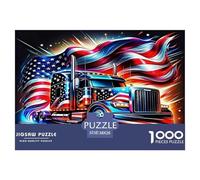 Gros camion1000 Pièces Amusants Puzzlevoiture pour Adultes De Jeu pour Adultes Parfaitpourla Détente Créativité Et CommeCadeau38x26cm/1000pcs