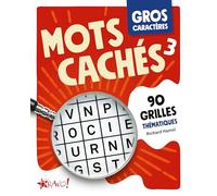 Gros caractères - Mots cachés 3: 90 grilles thématiques