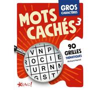 Gros caractères - Mots cachés 3 90 grilles thématiques - Richard Hamel - Bravo - broché - Livre-jeu