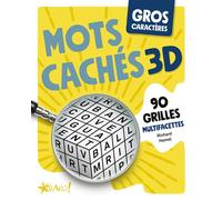 Gros caractères - Mots cachés 3D 90 grilles multifacettes - Richard Hamel - Bravo - broché - Livre-jeu