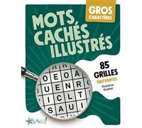 Gros caractères - Mots cachés illustrés: 85 grilles enlevantes