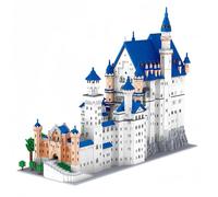 Gros château de cygne micro mini blocs - 10 000 pièces - Ensemble de construction difficile, puzzle 3D haute difficulté, réalisation ultime, pièce décorative cool, parfait tueur de temps
