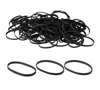 Gros élastique caoutchouc 100 x 5mm Noir Fort Élastiques postuler à École Bureau Cuisine couturiere Créatif Poubelle(100pieces)