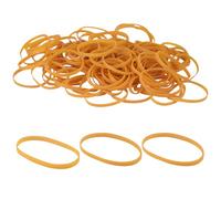Gros élastique caoutchouc Jaune 100 x 5mm Fort Élastiques postuler à École Bureau Cuisine couturiere Créatif Poubelle-100pieces