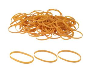 Gros élastique caoutchouc Jaune 100 x 5mm Fort Élastiques postuler à École Bureau Cuisine couturiere Créatif Poubelle-100pieces