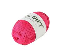 Gros fil à tricoter et crochet pour t-shirt pour débutants, fil peigné, facile à apprendre à crocheter pour sac, panier, couverture, décoration d'intérieur (rose rouge)