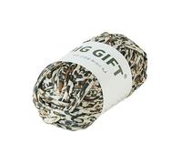 Gros fil à tricoter et crochet pour t-shirt, pour débutants, fil peigné, facile à apprendre à crocheter pour sac, panier, couverture, décoration d'intérieur (imprimé léopard)