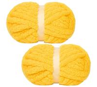 Gros fil chenille pour tricot à la main - Fil Jumbo super doux, lavable en machine, pour couvertures, oreillers, décoration d'intérieur, Chaque volume 226g (environ 25m)(P20,2 roll)