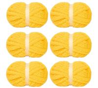 Gros fil chenille pour tricot à la main - Fil Jumbo super doux, lavable en machine, pour couvertures, oreillers, décoration d'intérieur, Chaque volume 226g (environ 25m)(P20,6 roll)