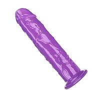 Gros Godes Ventouse,21cm Gode Dildo, Etanche Godemichet, RÉaliste GodemichÉ Anal Penis Pene Pour Femme Homme (25 cm, Violet)