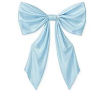 Gros Noeud Cadeau Décorations De Fête À Thème avec Grand Nœud Bleu Géant, 43 X 24 Pouces, Ruban Satin, Contient Un en Feutre, Décoration Murale