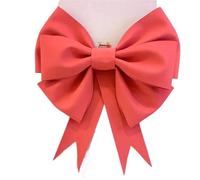 Gros Noeud Cadeau Kit De Décoration Murale À Faire Soi-même avec Nœud Géant, Papier Éponge 3 Mm, for Mariage, Noël, Restaurant, Prédécoupé, Assemblage Facile(Red,75cm DIY Material)