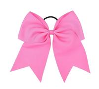 Gros nœuds de couleur unie avec attaches élastiques for cheveux, 6 pièces, bandeau en caoutchouc, couvre-chef, accessoires for Pour Pom-Pom(Color 12)