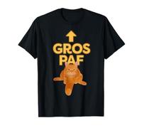 Gros paf Le fécondeur d'homme Chat Lakaka Larry Meme Noir T-Shirt