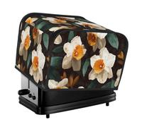 Gros plan de pétale de fleur Détails du grille-pain Four Couverture anti-poussière Résistant à la chaleur Universel Compatible avec la plupart des grille-pain standard 4 tranches Chiffon avec