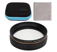 Gros Plan Lentille Verre Optique Macro Gros Plan Filtre pour Photographier des Fleurs Bijoux Gouttelettes d'eau (62mm)