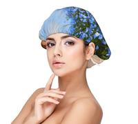 Gros plan sur le Shih Tzu,Bonnet de nuit en satin pour adulte - Bonnet de nuit élastique pour femme, couvre-cheveux de nuit