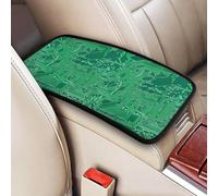 Gros plan sur un circuit imprimé vert.,Coussin de protection universel pour accoudoir de console centrale de véhicule, doux et confortable, pour poignée de maintien.