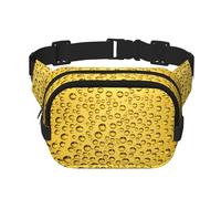 Gros Plan sur Un Verre à bière,Sac Banane carré Double Couche, Sac de Poitrine