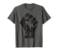 Gros poing levé Salut d'unité Solidarité Résistance T-Shirt