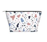 Gros Points colorés sur Fond Blanc, Trousse de Toilette Trousse de Maquillage Sac à cosmétiques Trousse de Toilette de Voyage Portable