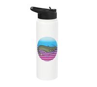 Gros poisson-chat pêcheur pêcheur poisson-chat nature Stainless Steel Insulated Water Bottle