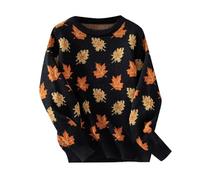 Gros Pull Femme Hiver Bien Chaud, Pull Femme Automne, Pullover Col Bas À Manches Longues Lâche Casual Nouveaux Chandail Tricoté Confortable Rétro Hauts Coupe Classique Décontracté Elegant