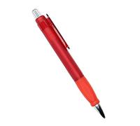 Gros stylo à bille rétractable de 1 mm - Grande prise en main large - Écriture lisse - Pour bureau, école, écriture lisse - Cadeau