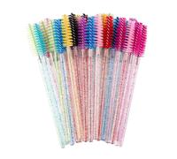 Gros Yelash Brosse Pinceaux De Maquillage 50 Pcs Individuel 6 Couleurs Jetable Mascara Applicateur Peigne Baguette Cils Pinceaux De Maquillage Outils.A0008-Mixed Color.