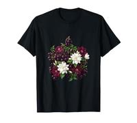 Groseilles Noires avec des Fleurs Blanches délicates T-Shirt